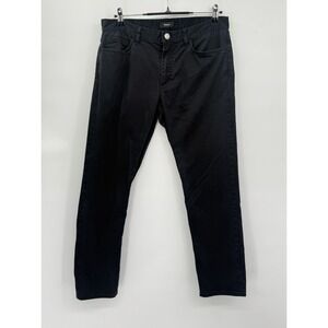 Theory‎ Jeans Men Size 33  Black Straight Denim Pants Preppy